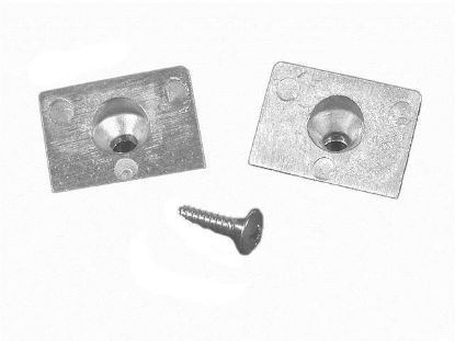 Mariner Mercury square gearcase anode, Part Number 97-42121Q02