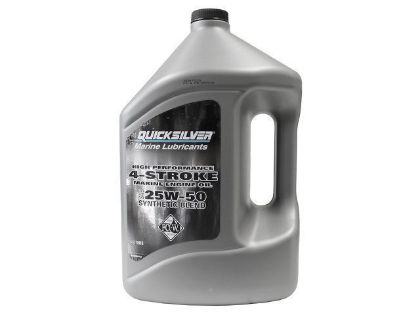 Quicksilver 4 stroke Synthetic 25W50  Verado Engine oil, Part Number 92-858084QE1