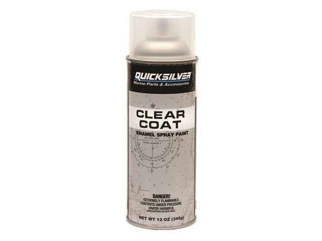 FYB Marine. Quicksilver clear coat spray, Part Number 92-8M0133935