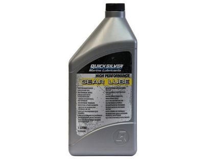 Quicksilver High Performance Gear Oil, Part Number 92-858064QB1