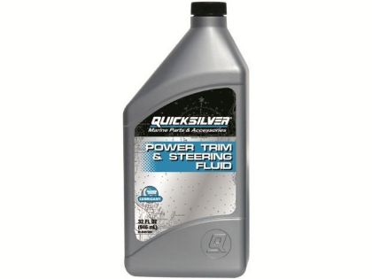 Quicksilver Power Trim and Steering Fluid 1 Litre, Part Number 92-858075QB1