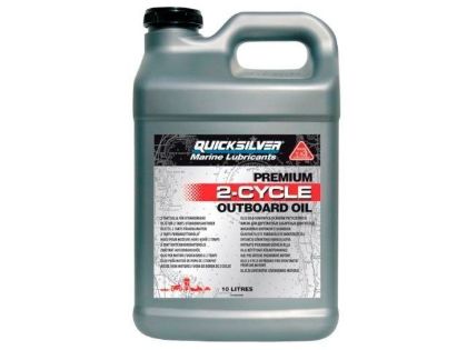 Quicksilver Premium 2 Stroke Oil 10 Litres, Part Number 92-8M0205372