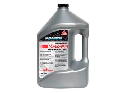 Quicksilver Premium 2 Stroke Oil 4 Litres, Part Number 92-8M0230959