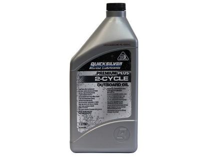 Quicksilver Premium Plus two stroke oil 1 Litre, Part Number 92-8M0230930