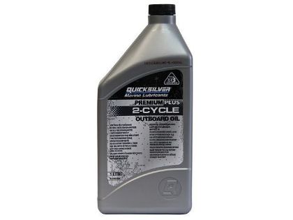 Quicksilver Premium Plus two stroke oil 1 Litre, Part Number 92-858026QB1