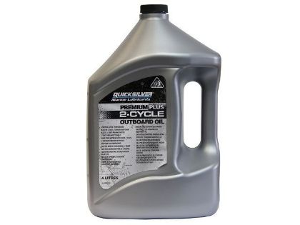 Quicksilver Premium Plus Two Stroke Oil 4 Litres, Part Number 92-858027QB1