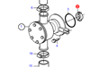 Volvo Penta Companion Flange, Part Number 858467