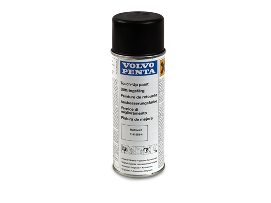 Volvo Penta Sterndrive Spray Paint In Matt Black Part Number 1141568 - Volvo Penta Outdrive Paint Color