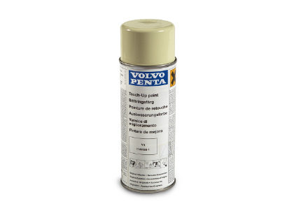 Volvo Penta Sterndrive touch up spray paint in white, Part Number 1141560