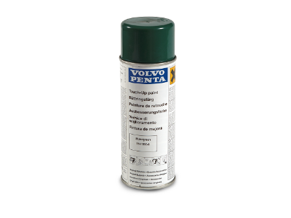 Volvo Penta engine touch up spray paint in green goss, Part Number 1141566