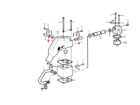 418445, exhaust water seal, part number
