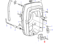 Volvo Penta Aluminium bar anode for DPX transom shield, Part Number 23813192