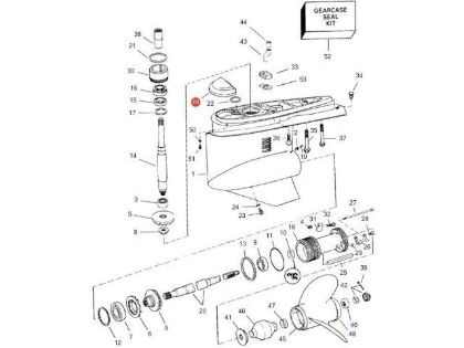Volvo Penta Aluminium cavitation anode for SX DP-SM Outdrives, Part Number 3863193
