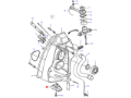 Volvo Penta zinc transom anode for SX-A, DPS, Part Number 3888817