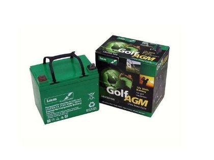 Lucas 12V, 34AH  AGM-GEL Marine Outboard Battery
