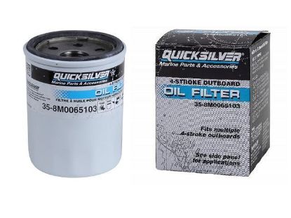 Quicksilver 4-stroke outboard oil filter, Part Number 35-8M0162830
