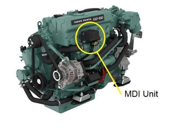 Volvo Penta MDI Unit, Part Number 24743026