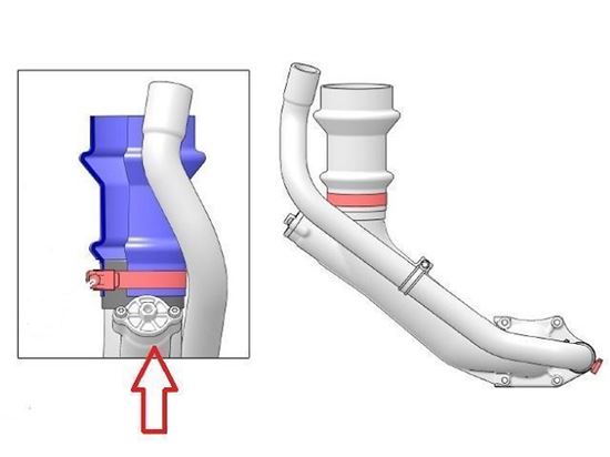 Volvo Penta DPH, DP-R Zinc exhaust anode, Part Number 21868040