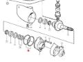 Saildrive prop shaft bearing housing O-Ring, Part Number 925256