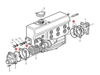 Volvo Penta Heat Exchanger O-Ring, Part Number 3580818