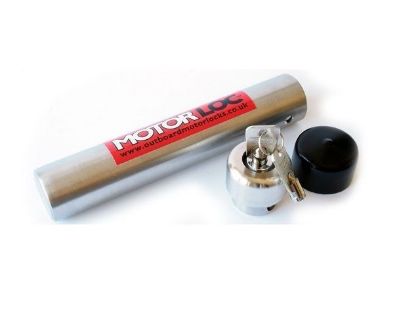 OML Atlantic 230 outboard motor lock. Insurace approved