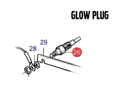 Volvo Penta Glow Plug, Part Number 3583025