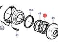 280 DP, 290 DP DP-A, DP-B propeller nut, Part Number 852196