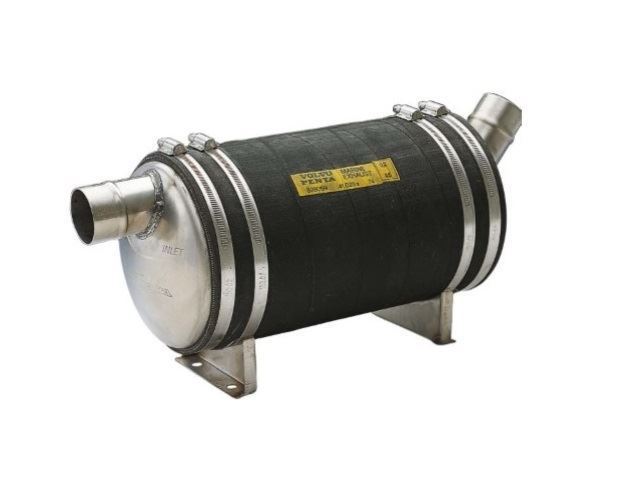 FYB Marine. Volvo Penta Water Cooled Silencer, 45mm Hose Diameter For ...