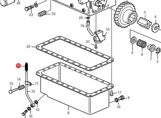 FYB Marine. 1276516 - Volvo Penta oil suck out tube cap, Part Number ...