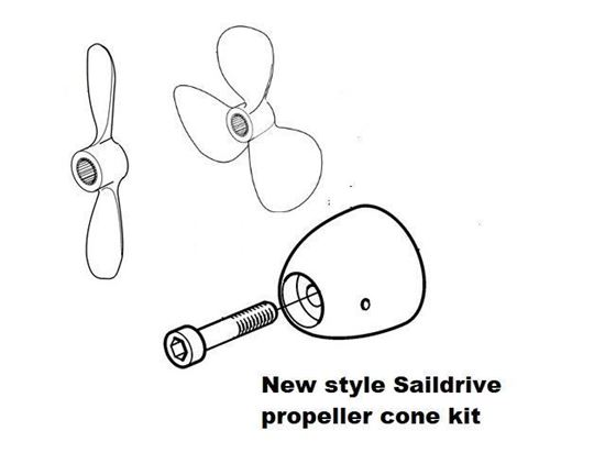 Volvo Penta Cone Kit for Saildrive, Part Number 23749222
