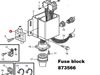 Volvo Penta fuse block, Part Number 873566