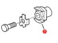 Volvo Penta Folding Propeller Saildrive Hub Nut, Part Number 3584466