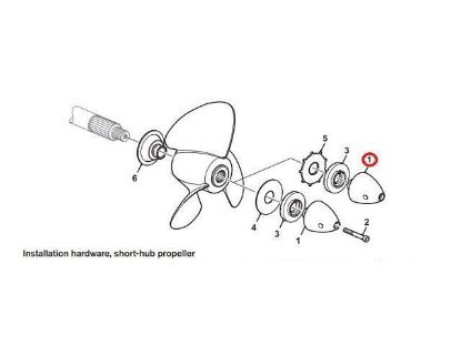 Volvo Penta 200, 250, 270, 275, 280, 285, 290 SP cone kit, Part Number 850785