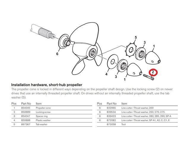 Joint Universel Pour Volvo Penta 275, 280, 285, 290, SP, DP, SX, DPX, DP-S – Neuf, Pièce D'origine Repower Marine