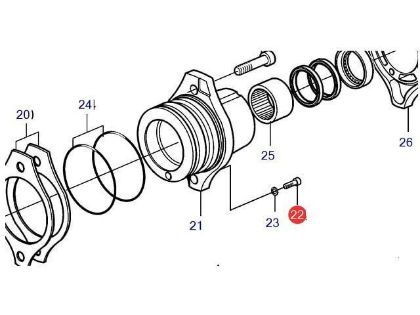 Volvo Penta DPI, DP-H, DP-R drain plug, Part Number 984450