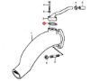Volvo Penta MD1B, MD2B, MD3B, MD11, MD5, MMD7, MD11, MD17 exhaust water injection gasket, Part Number 859107