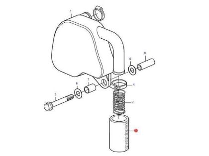 Volvo Penta MD2010 Air Filter, Part Number 3580509
