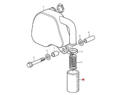 Volvo Penta D2-75 Air Filter, Part Number 3580509