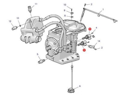 Volvo Penta IPS, Control Valve 12-24v , Part Number 11418522