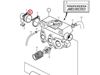 Volvo Penta MD2010-C, MD2010-D end cap, Part Number 861920