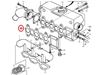 Volvo Penta MD2040 Heat Exchanger Manifold Gasket, Part Number 3580512