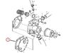 Volvo Penta MD2030 Water Pump Gasket, Part Number 3580367
