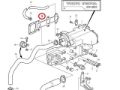 Volvo Penta D1-30 manifold gasket, Part Number 3812402