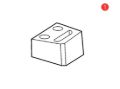3586461 aluminium smiley face anode for DP-SM