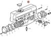 Volvo Penta D2-55C heat exchanger, Part Number 22898286