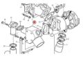 Volvo Penta D2-60F, D2-75 Exhaust Elbow, Part Number 3584413