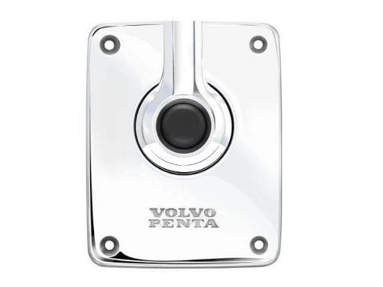 Volvo Penta large stainless throttle cover plate, Part Number 22167713