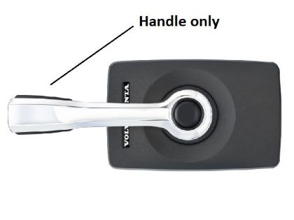 Volvo Penta Stainless Sailboat throttle control lever for the 107 x 166mm cover plate.