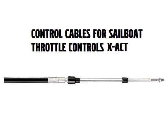 Volvo Penta Xact C33 low friction cables for throttle controls