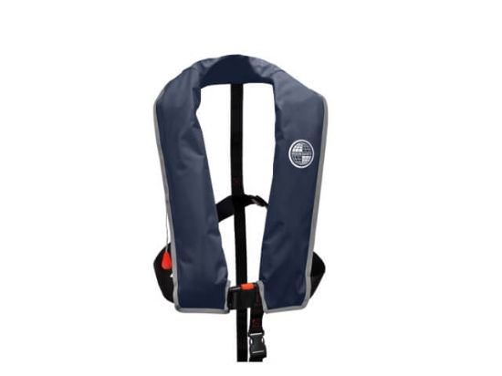 KRU XF ISO auto inflation life jacket in navy, SLIF7575